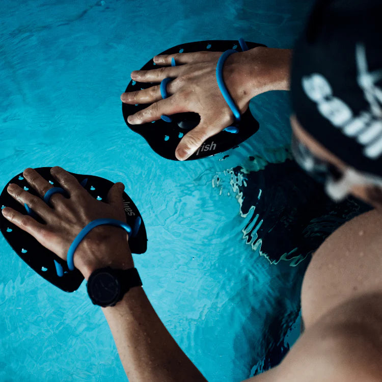 Sailfish Finger Paddles, black/blue