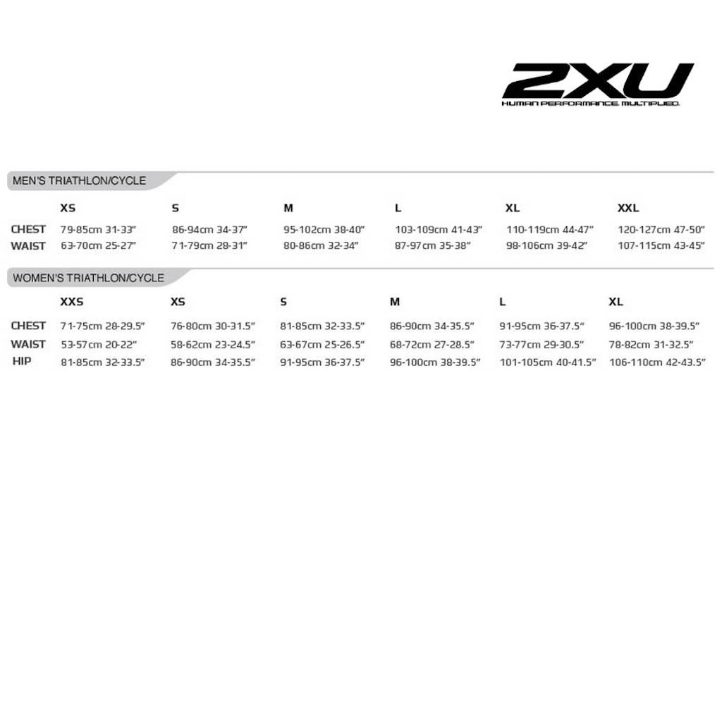 2XU G:2 Active TriSuit, Herren, schwarz