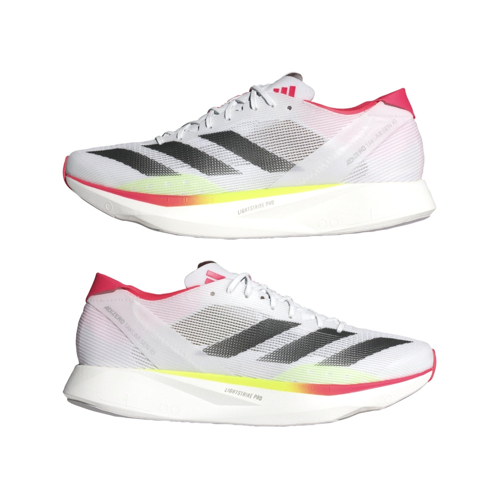 Adidas ADIZERO TAKUMI SEN 10, Laufschuh, Herrren, Cloud White/Core Bla