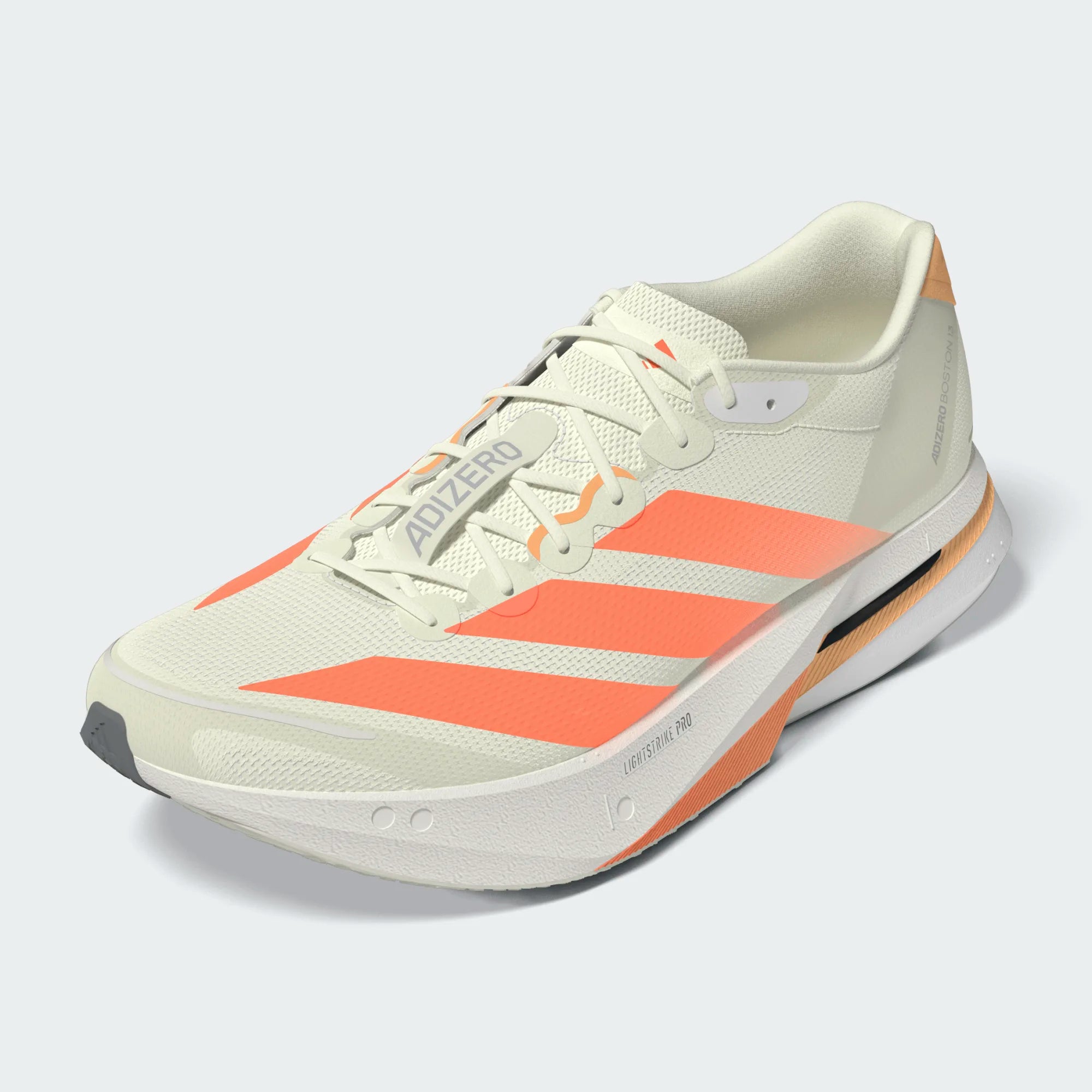 Schrägansicht linger Schuh von vorne