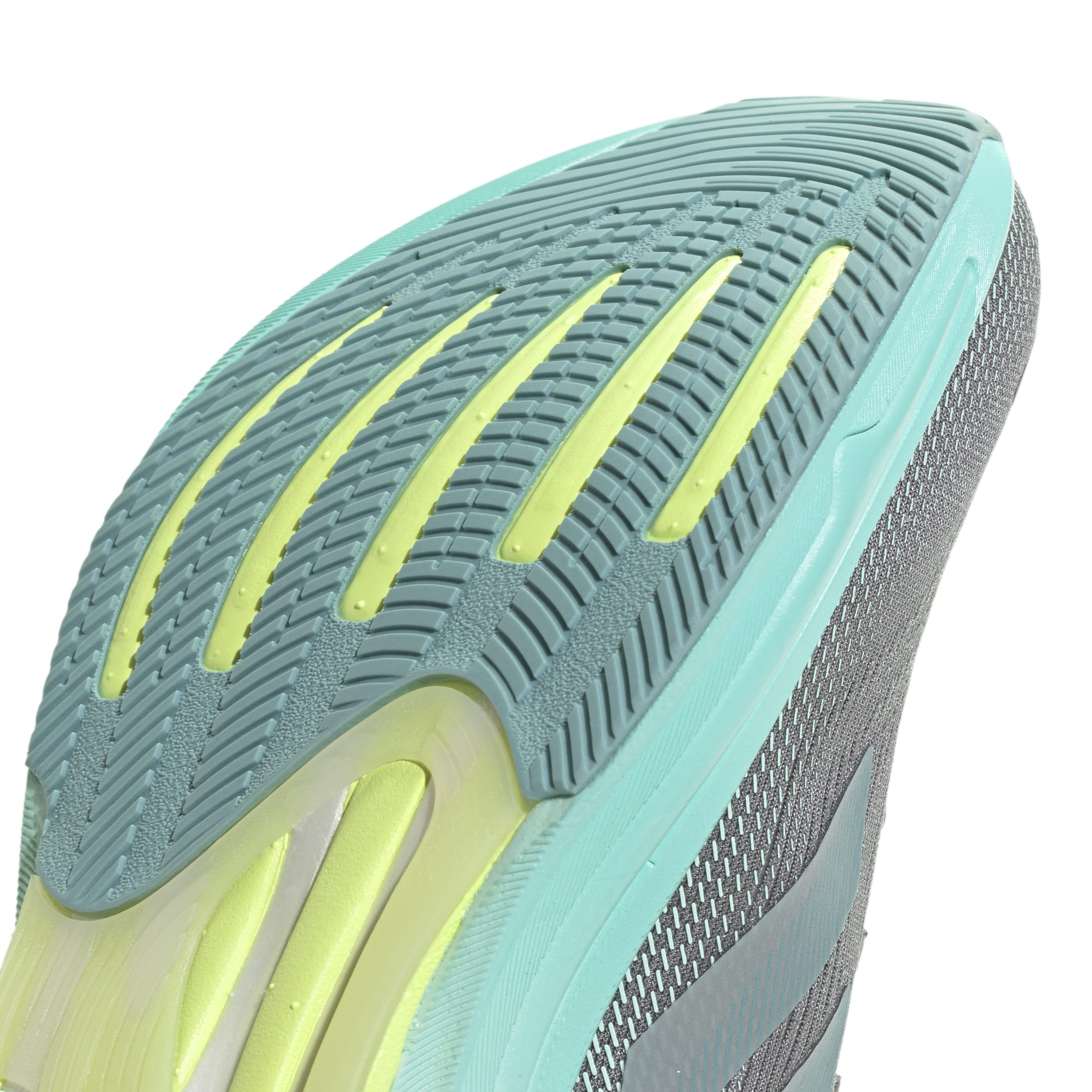 Detailansicht Zehenbereich rechter Schuh Untersicht