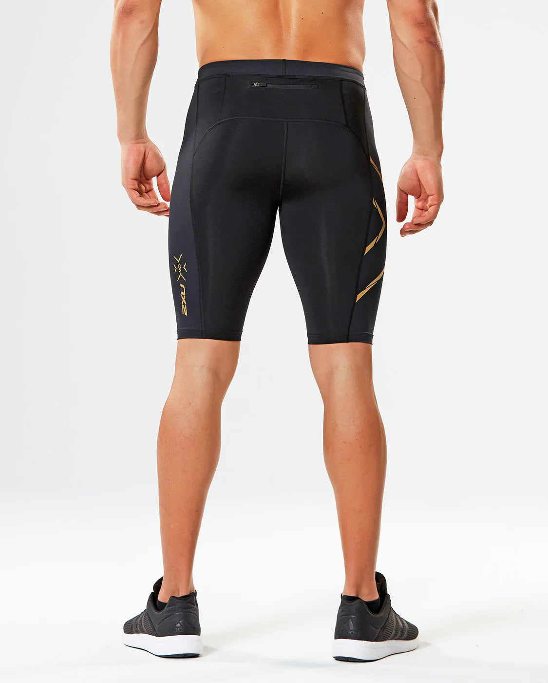 2XU MCS Run Compression Shorts, Herren, Black/Gold