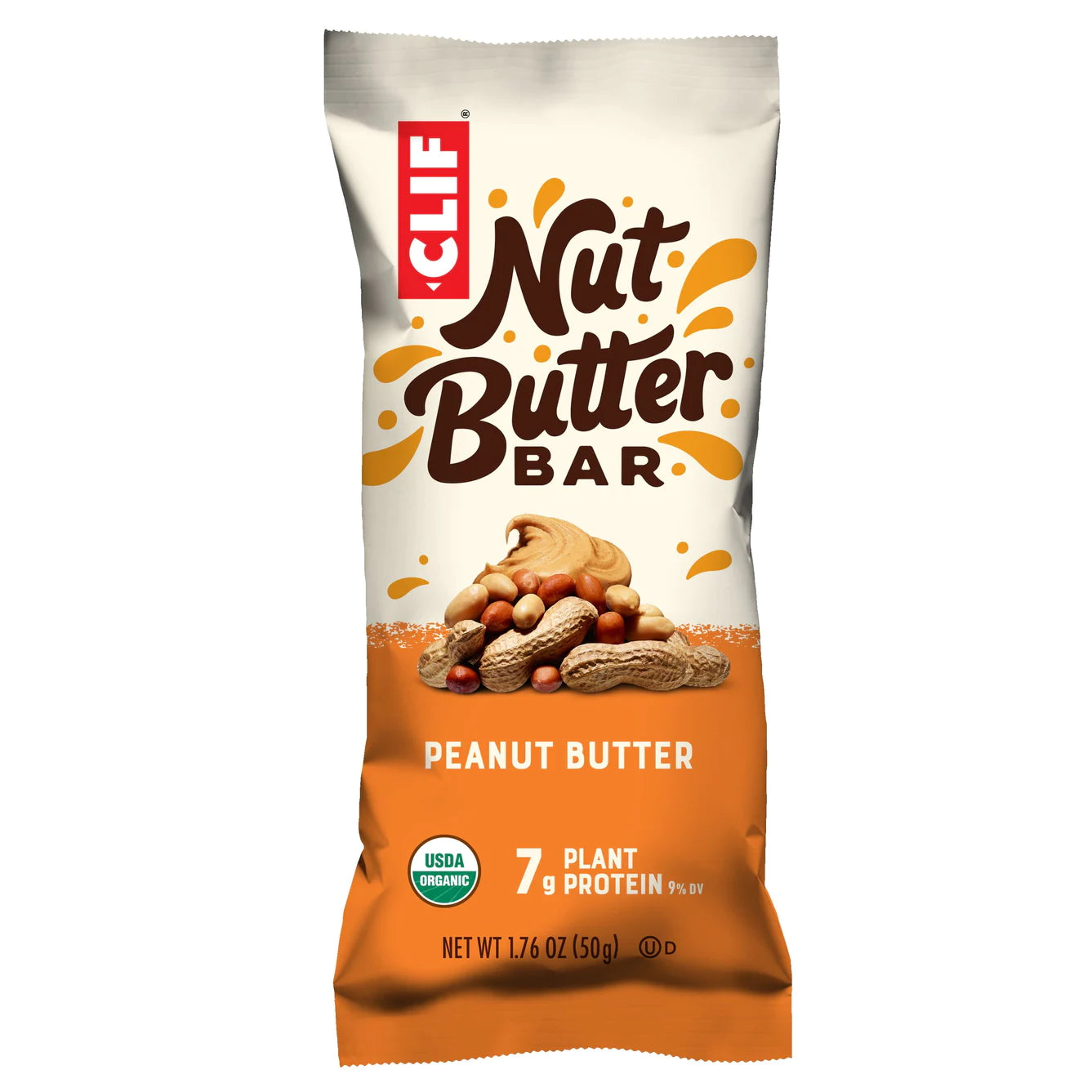 CLIF BAR Energie Riegel Nut Butter Bar, Peanut Butter, 50g
