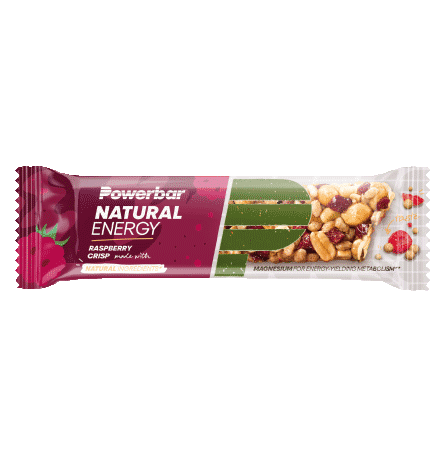Powerbar Natural Energy Cereal Bar, Rasperry Crisp, Raspberry