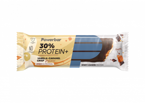 Powerbar 30% Protein Plus, Vanilla Caramel Crisp, 55 g