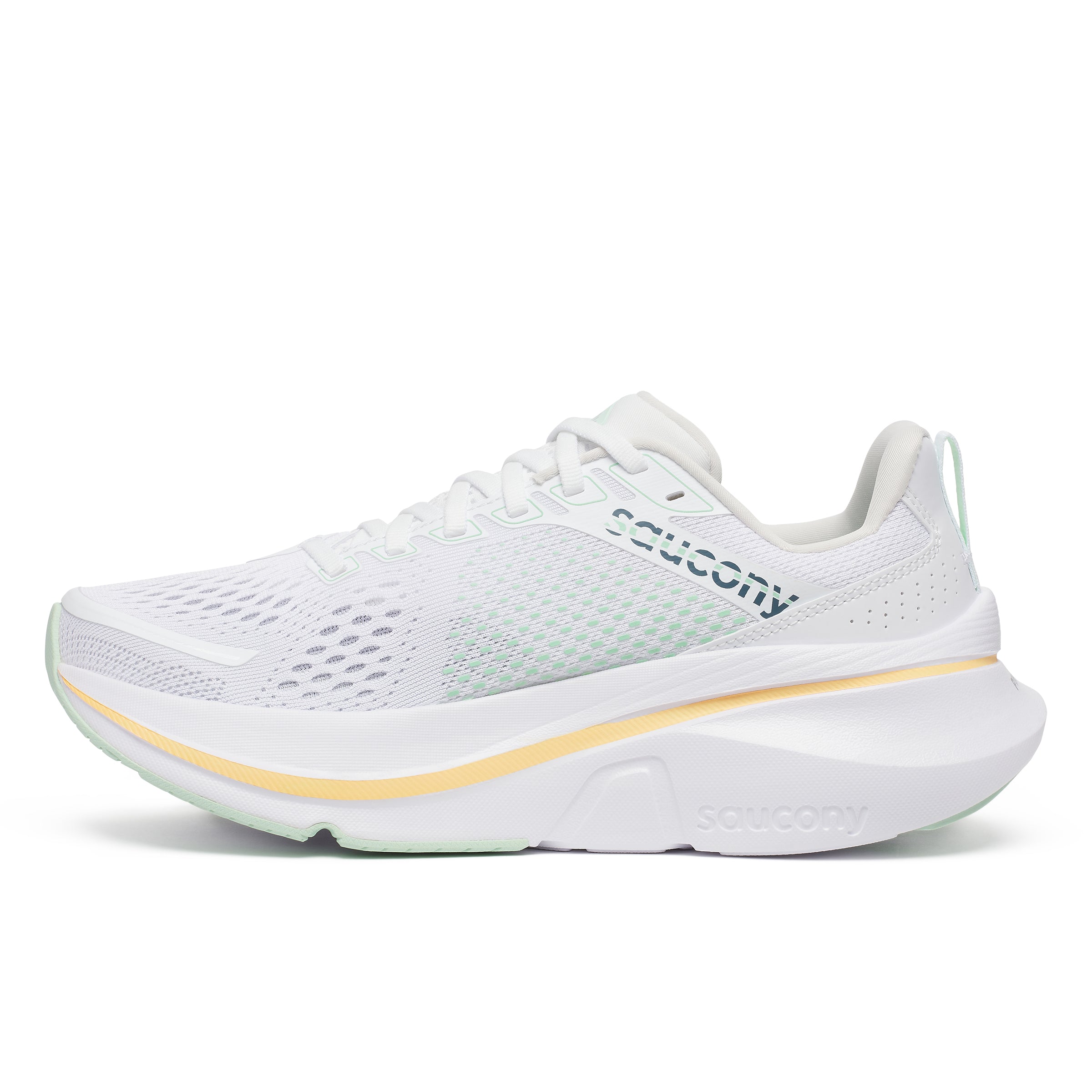 Saucony Guide 17, Laufschuhe, Damen, White/Peel