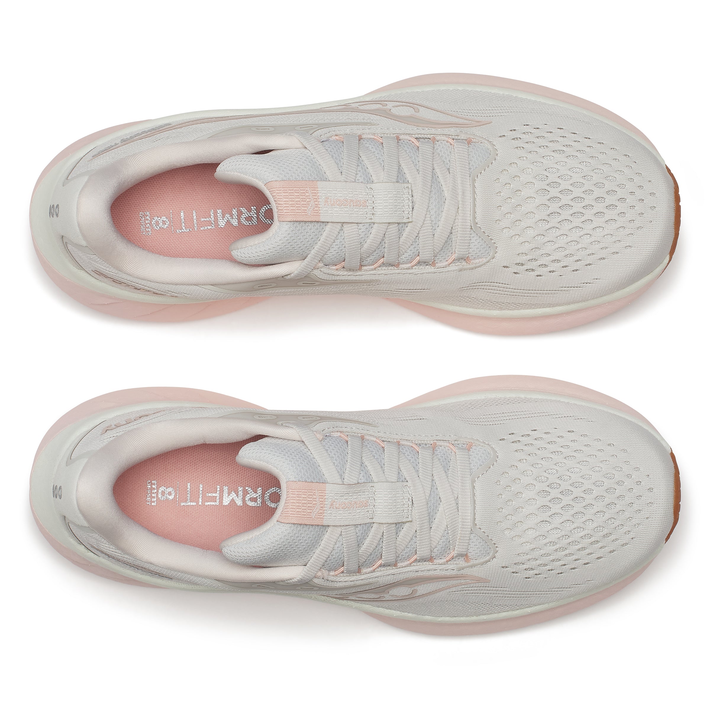 Draufsicht oben linker Schuh unten rechter Schuh