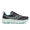 Saucony Peregrine 16 GTX, Damen, Black/Aqua
