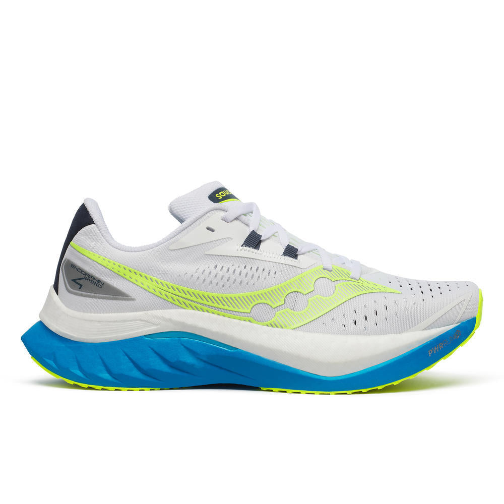 Saucony Endorphin Speed 4, Laufschuh, Herren, White/Viziblue