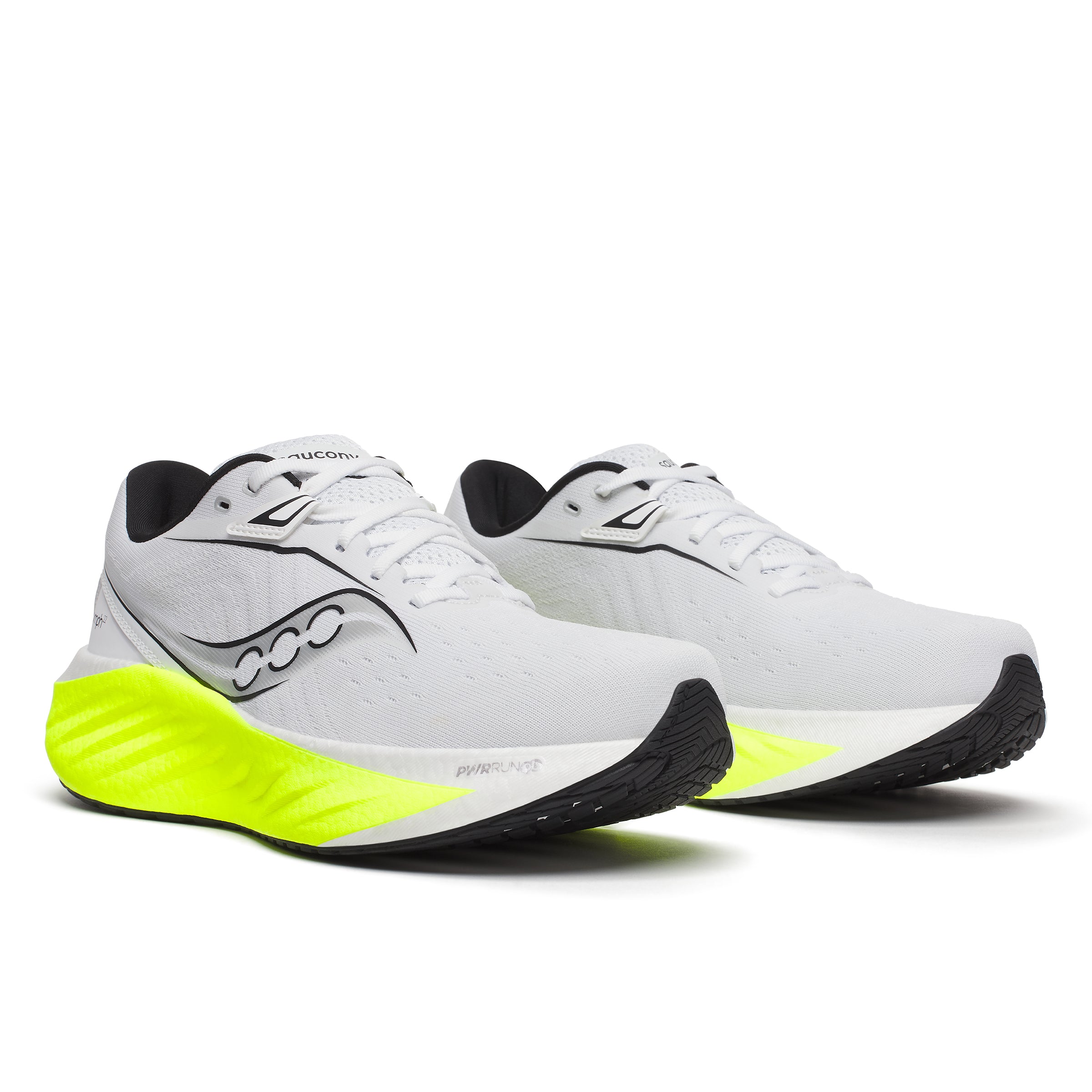 Saucony Triumph 22, Laufschuhe, Herren, White/Citron