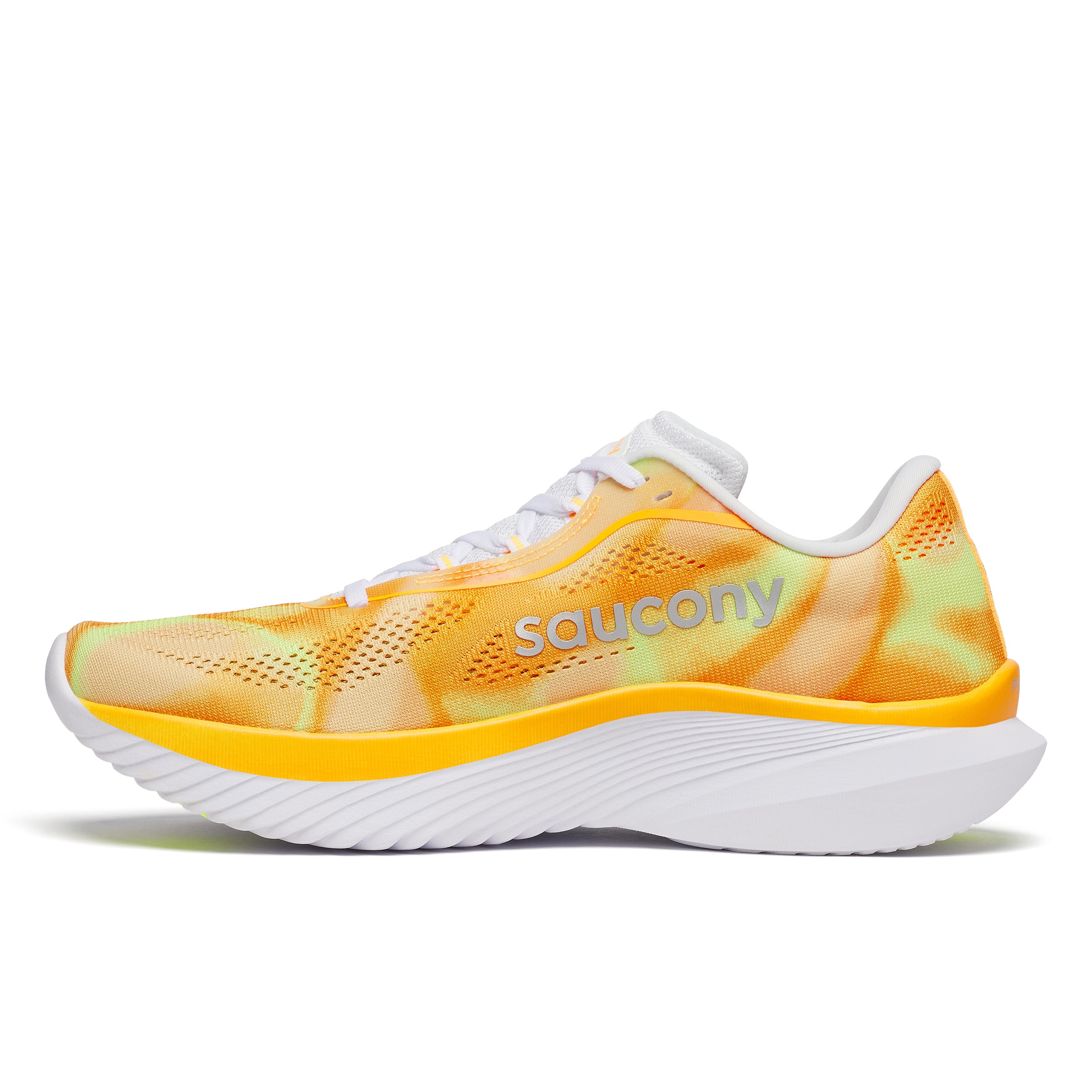 Saucony Kinvara 15, Laufschuhe, Herren, Peel/White Orange Clair