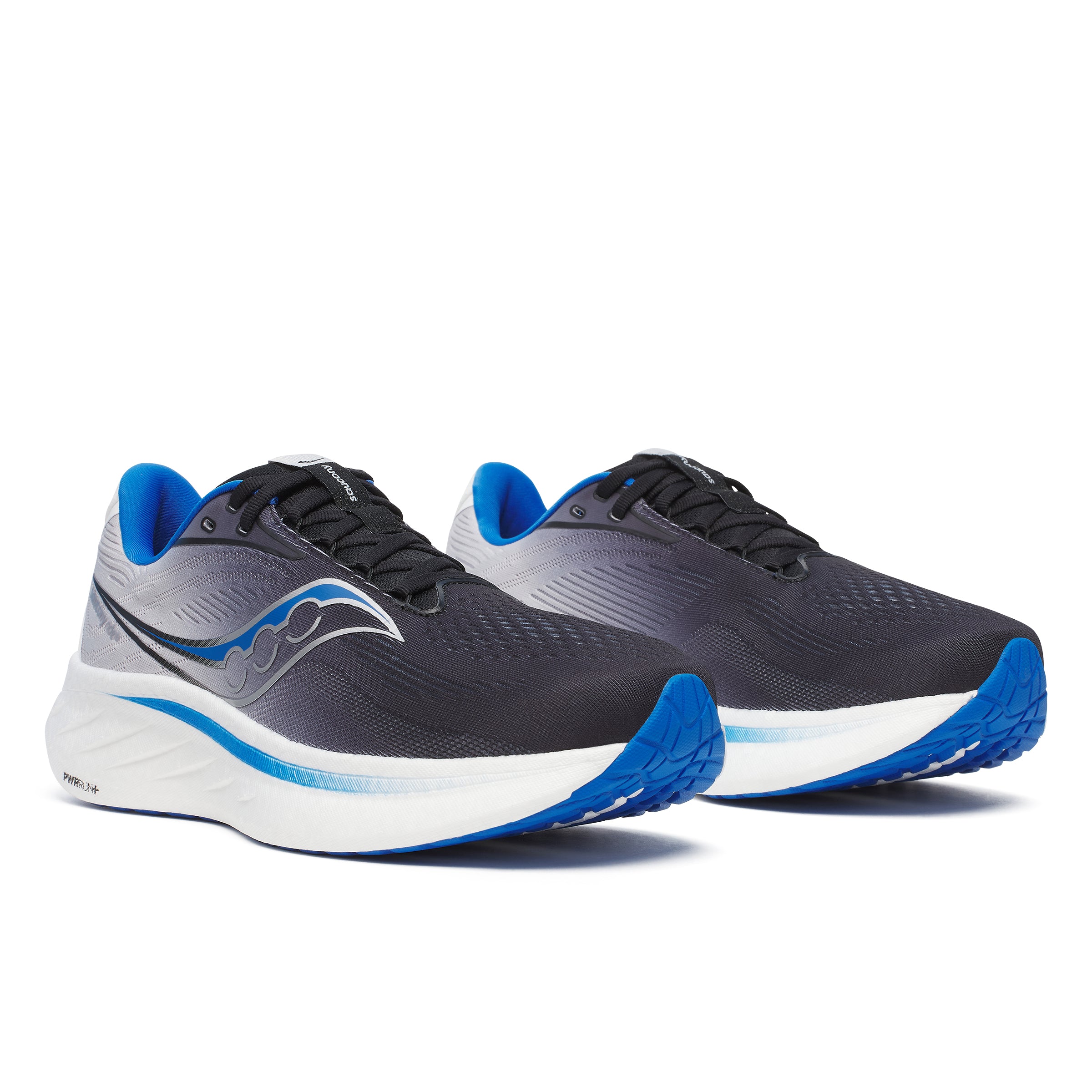 Saucony Ride 18, Herren, BLACK/SKYDIVER