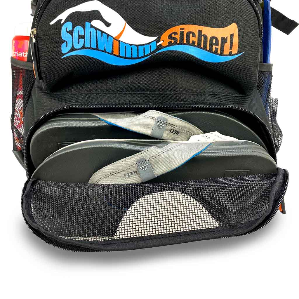 schwimm-sicher.de Swim Backpack, small,schwarz