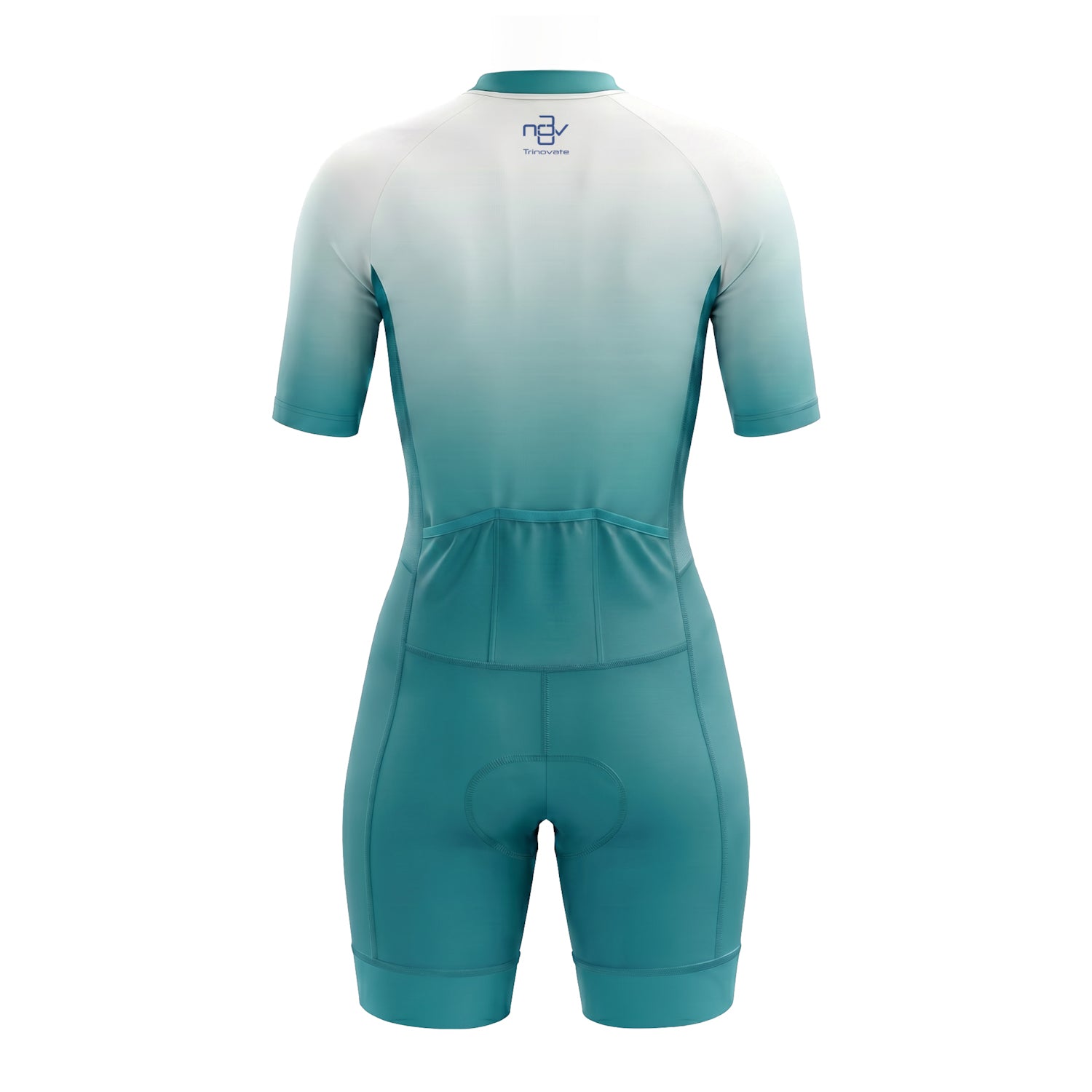 Trinovate Elite Aero-Einteiler, Damen, turquoise-rush, Ansicht von hinten