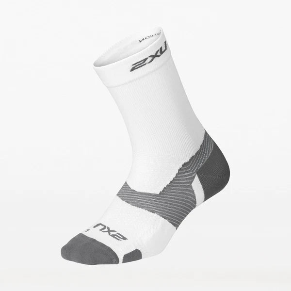 Calze Compressione 2XU Vectr Light Cushion Crew – EU 38-41 – Recupero Muscolare – Nero