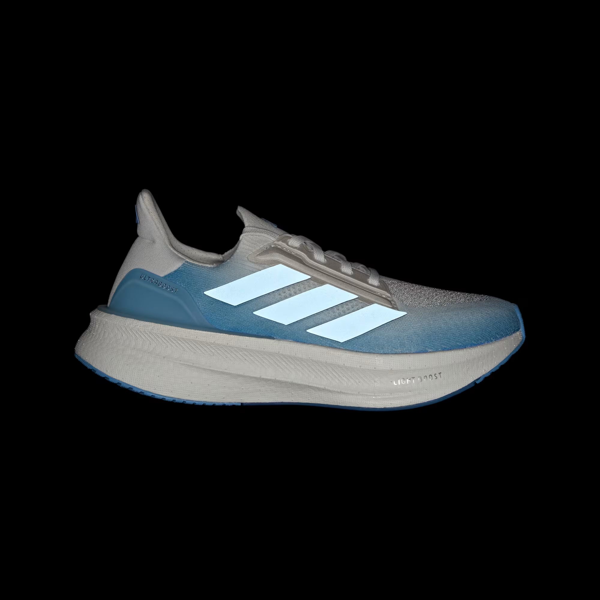 Ansicht reflektierende Details rechter Schuh Außenseite