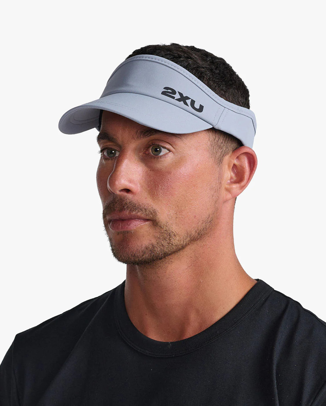 2XU Run Visor, Unisex, weathervane/black