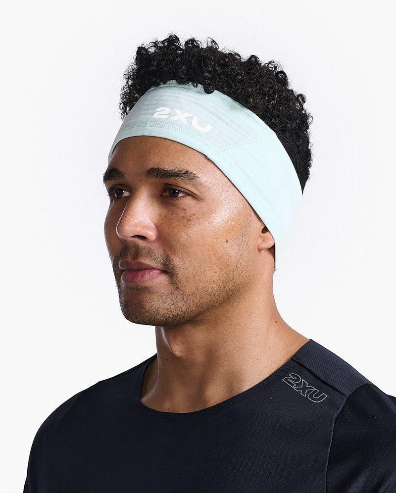 2XU Ignition Headband, Stirnband, unisex, pastelgrün/reflektierend