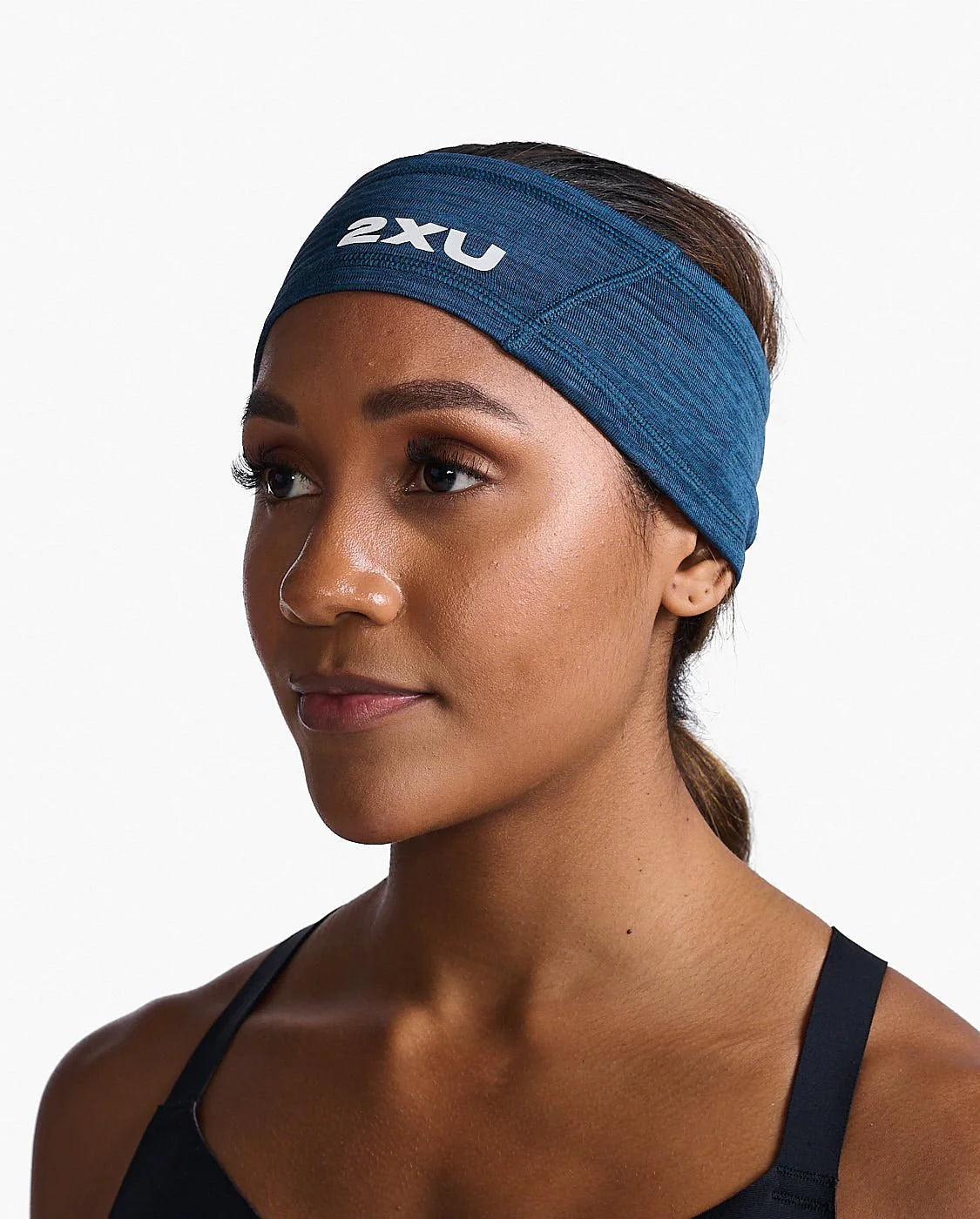2XU Ignition Headband, Stirnband, unisex, dunkelblau/Mondlicht/reflektierend