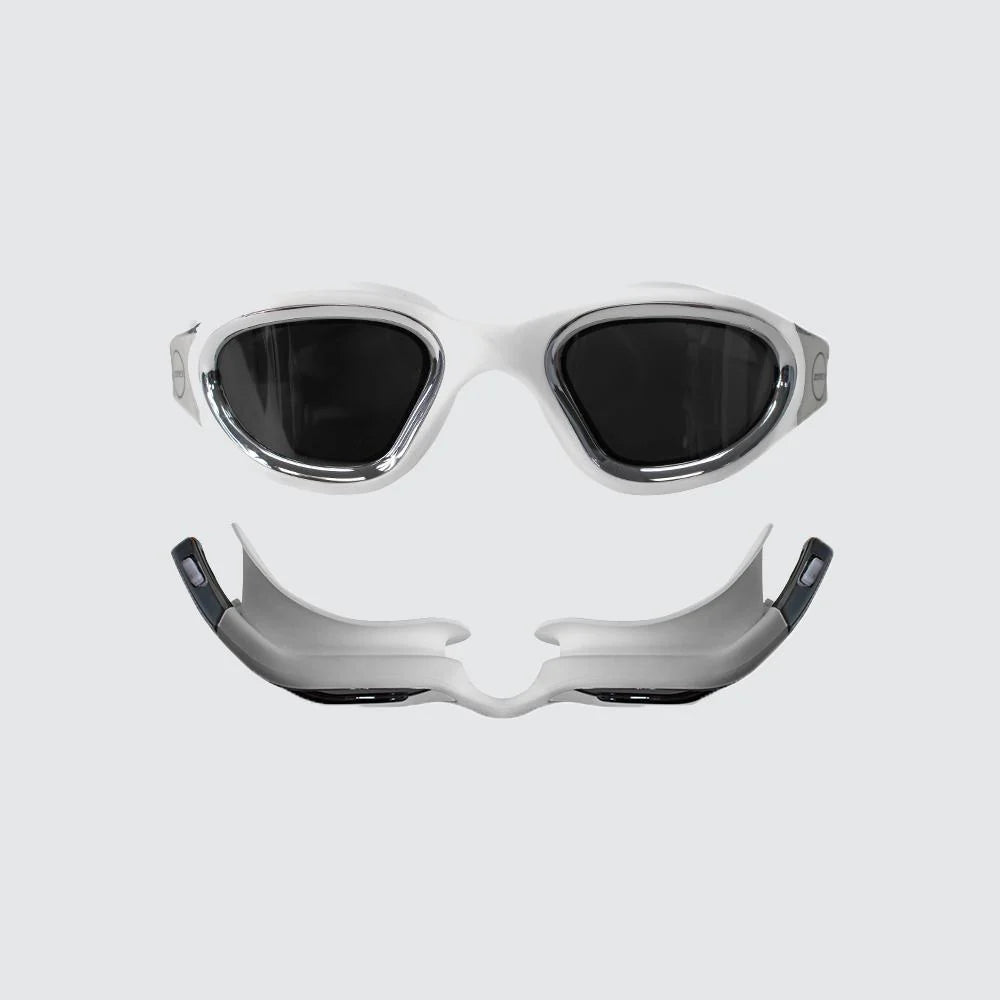 zone3 vapour goggles Zone3 Vapour Schwimmbrille, weiß/silber