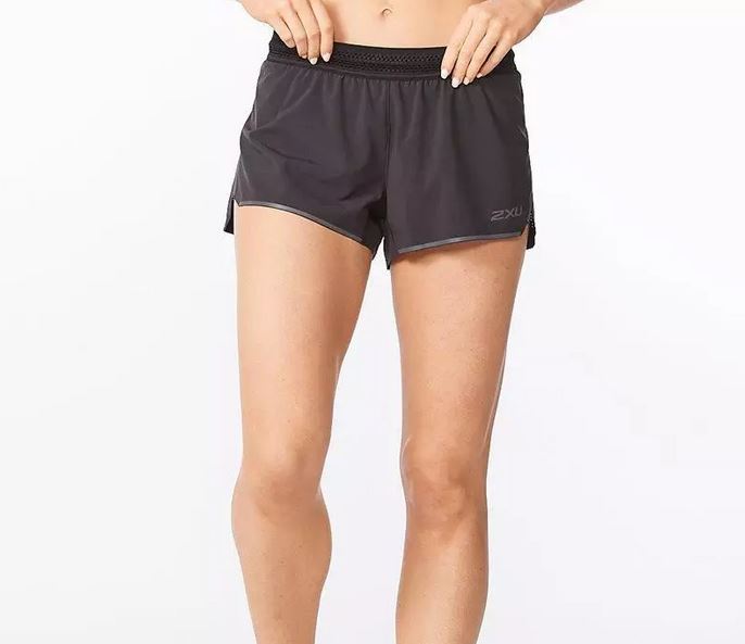 2XU Light Speed 3 Inch Shorts, Damen, Black/Black Reflective