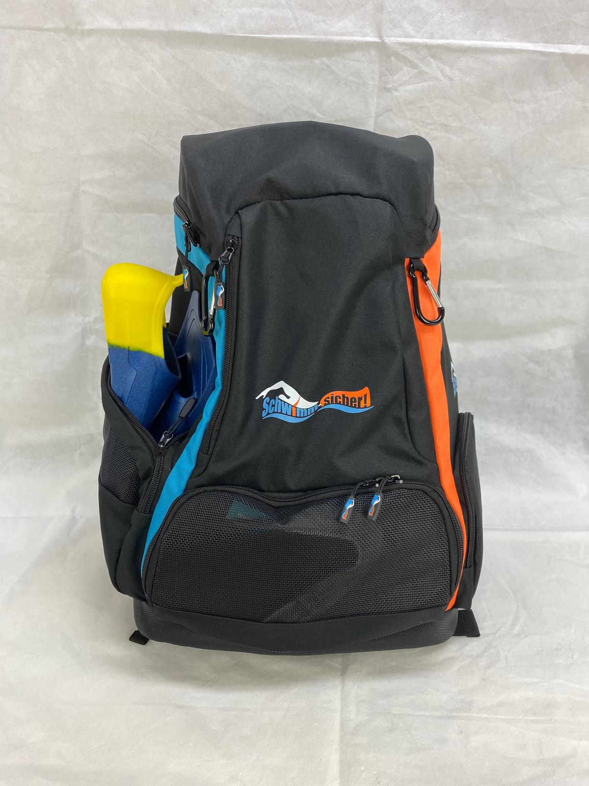 schwimm-sicher.de Swim Backpack, Elite, schwarz