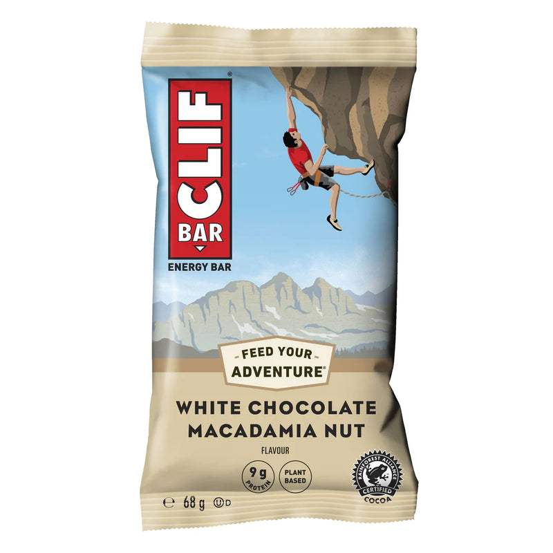 CLIF BAR Energie Riegel, White Chocolate Macadamia Nut, 68g