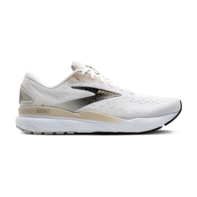 Brooks Ghost 16, Herren, White/Pelican/Oyster