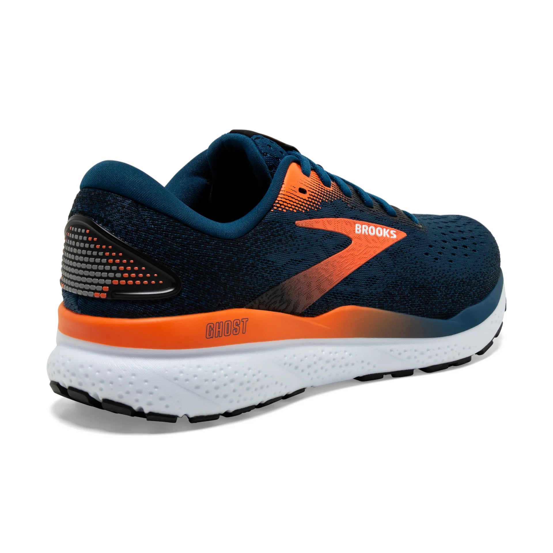 Brooks Ghost 16, Herren, Blue Opal/Black/Nasturtium