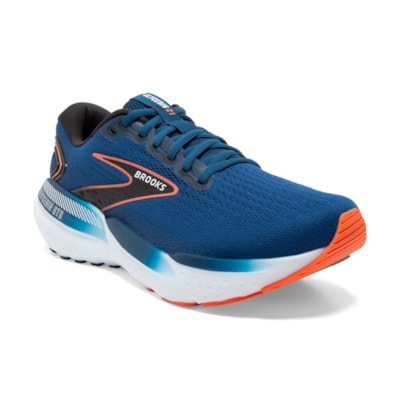 Brooks Ghost 16, Herren, Blue Opal/Black/Nasturtium