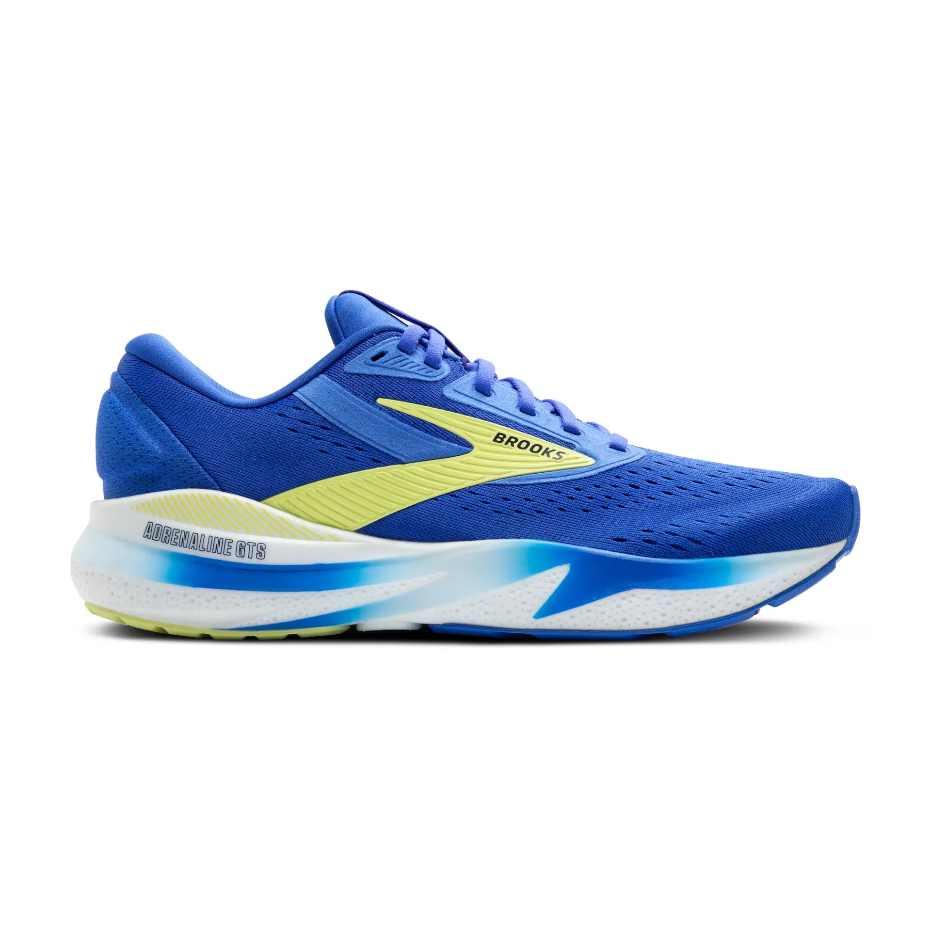 Brooks Adrenaline GTS 24, Herren, Cobalt/Neo Yellow/Peacoat