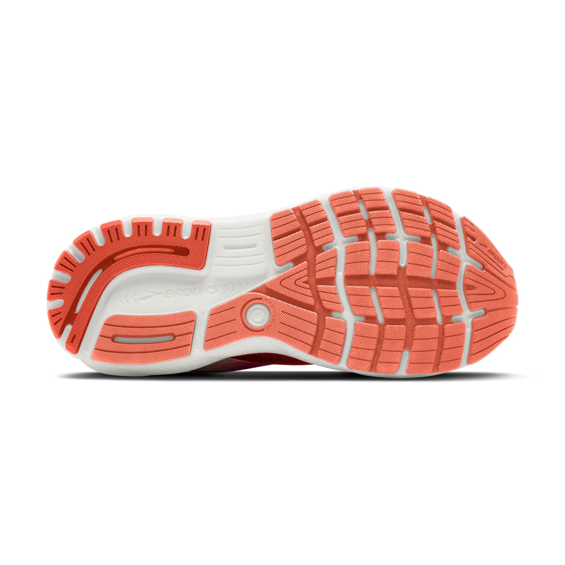 Brooks Ghost 16, Laufschuh, Damen, Coral/Desert Flower/Coconut