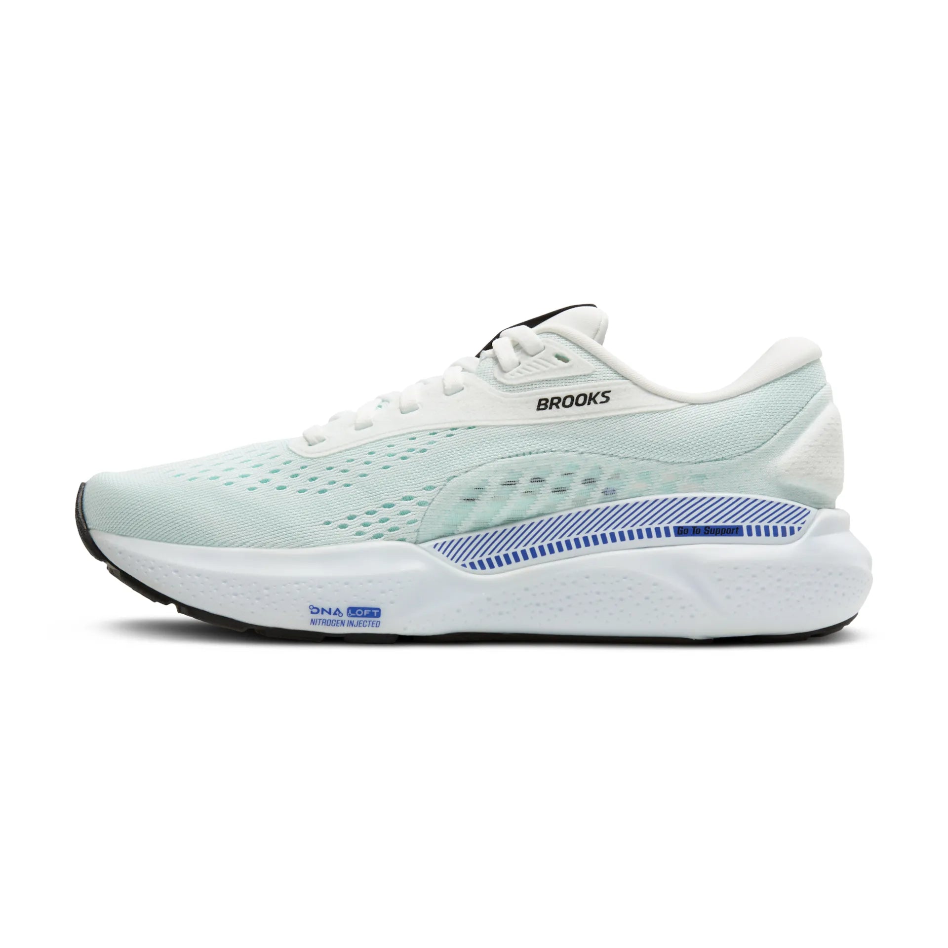 Brooks Adrenaline GTS 24, Laufschuhe, Damen, White/Limpet Shell/Amparo