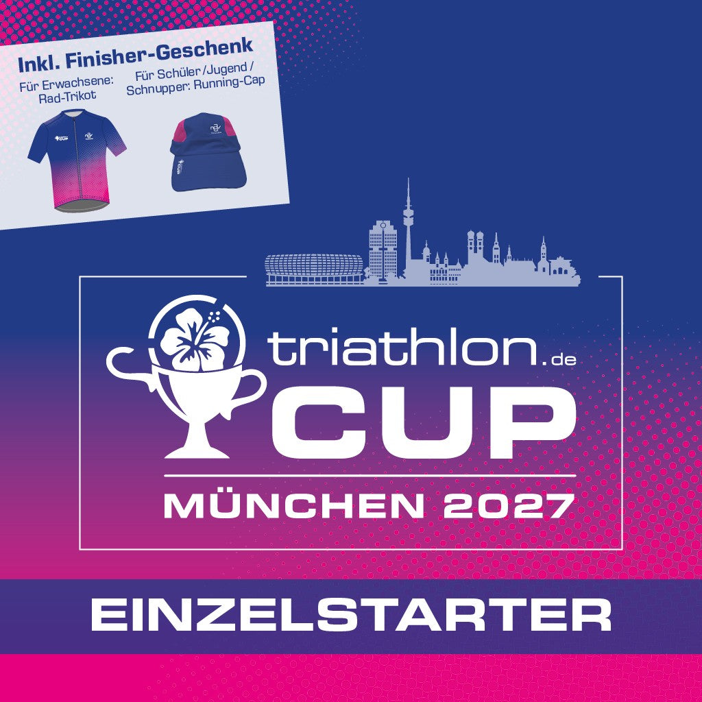 triathlon.de CUP München am 25. - 27. Juni 2027 - Einzelstarter