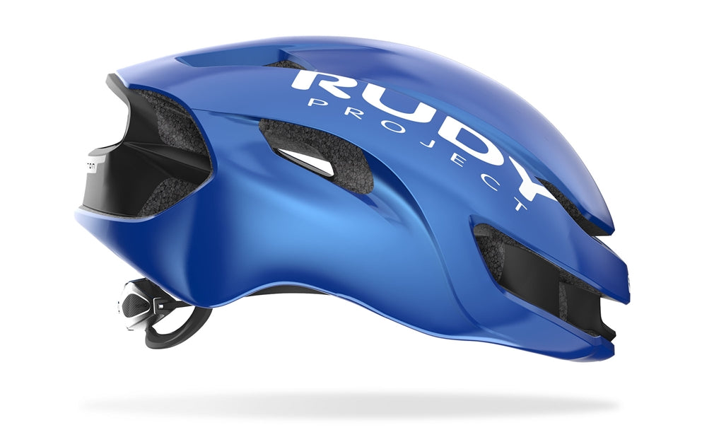 fahrradhelm blau schwarz RUDY Project Nytron, metal blue shiny/black matte, Radhelm, blau/schwa