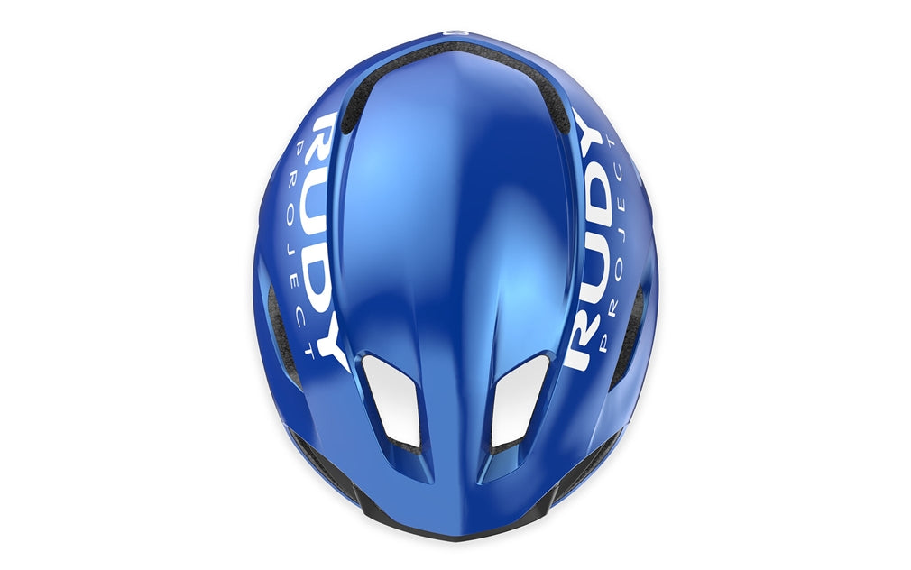 fahrradhelm blau schwarz RUDY Project Nytron, metal blue shiny/black matte, Radhelm, blau/schwa