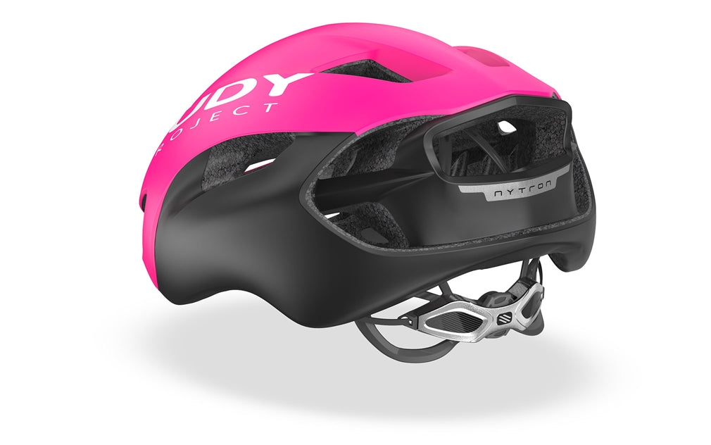 fahrradhelm pink schwarz RUDY Project Nytron, pink fluo/black matte, Radhelm, pink/schwarz