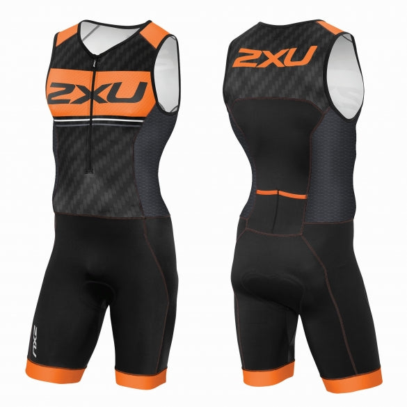 2XU Perform Pro TriSuit, Herren, schwarz/orange