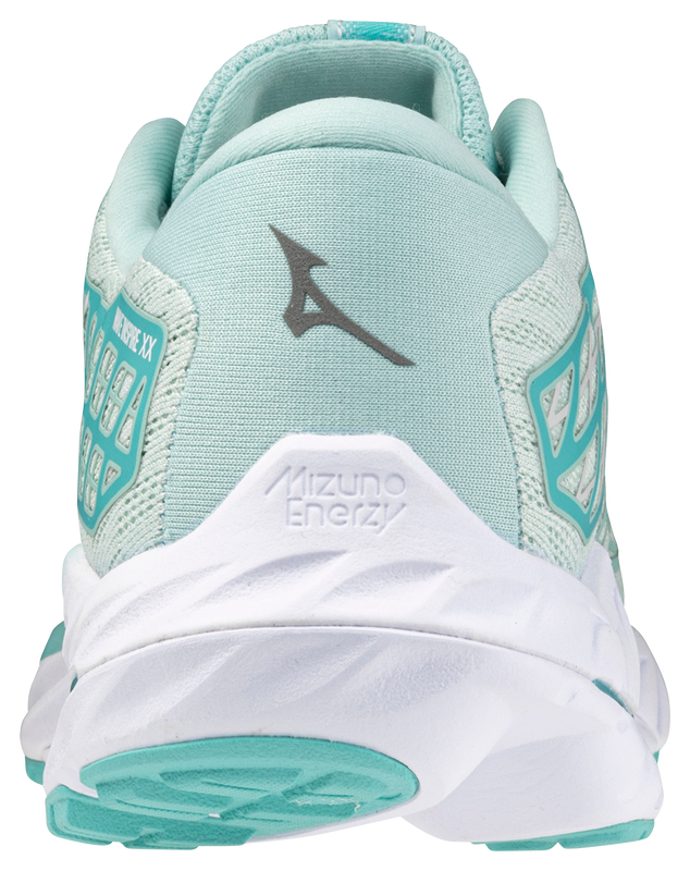MIZUNO Wave Inspire 20 Damen Eggshell Blue White Blue Turquoise