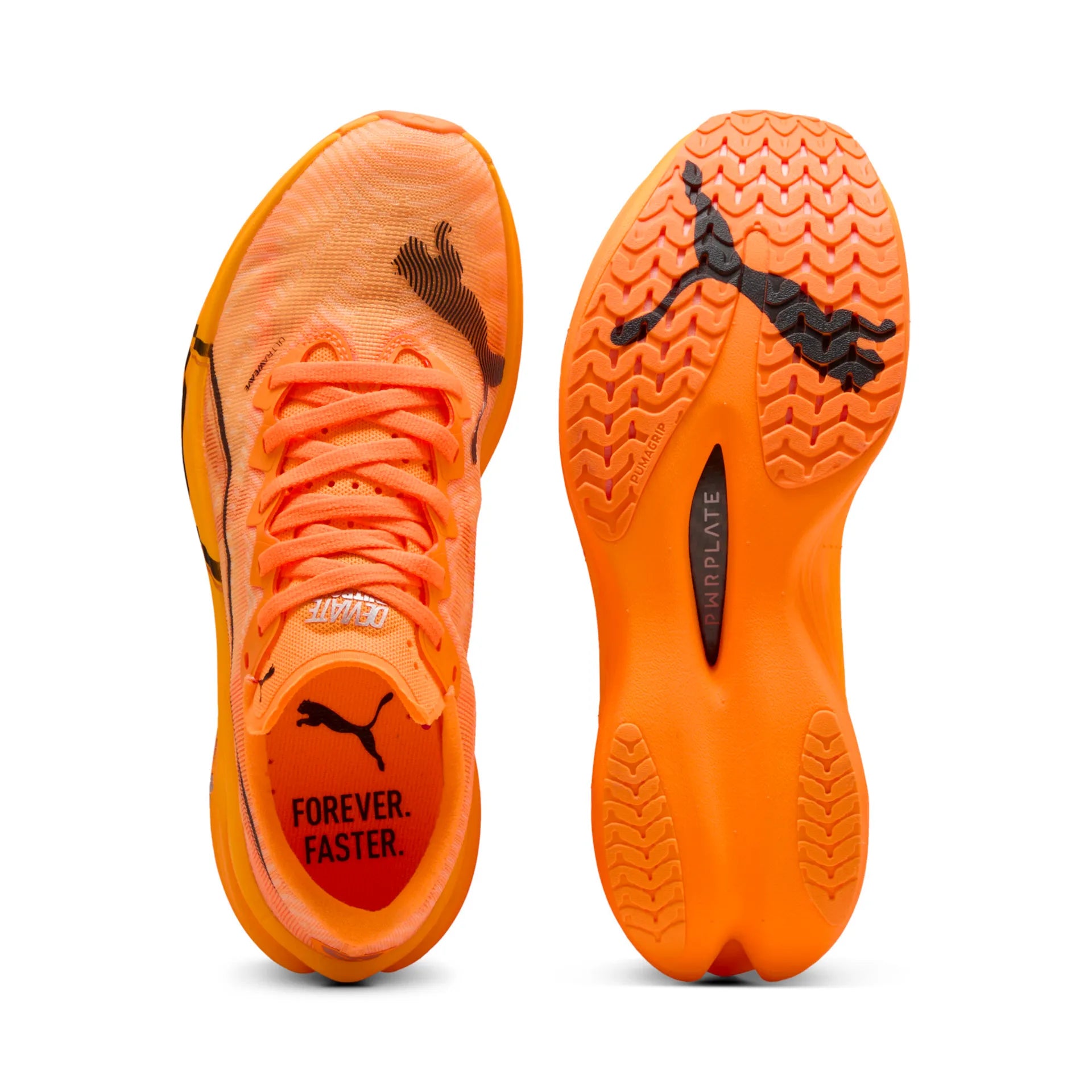 Draufsicht linker Schuh/Untersicht rechter Schuh