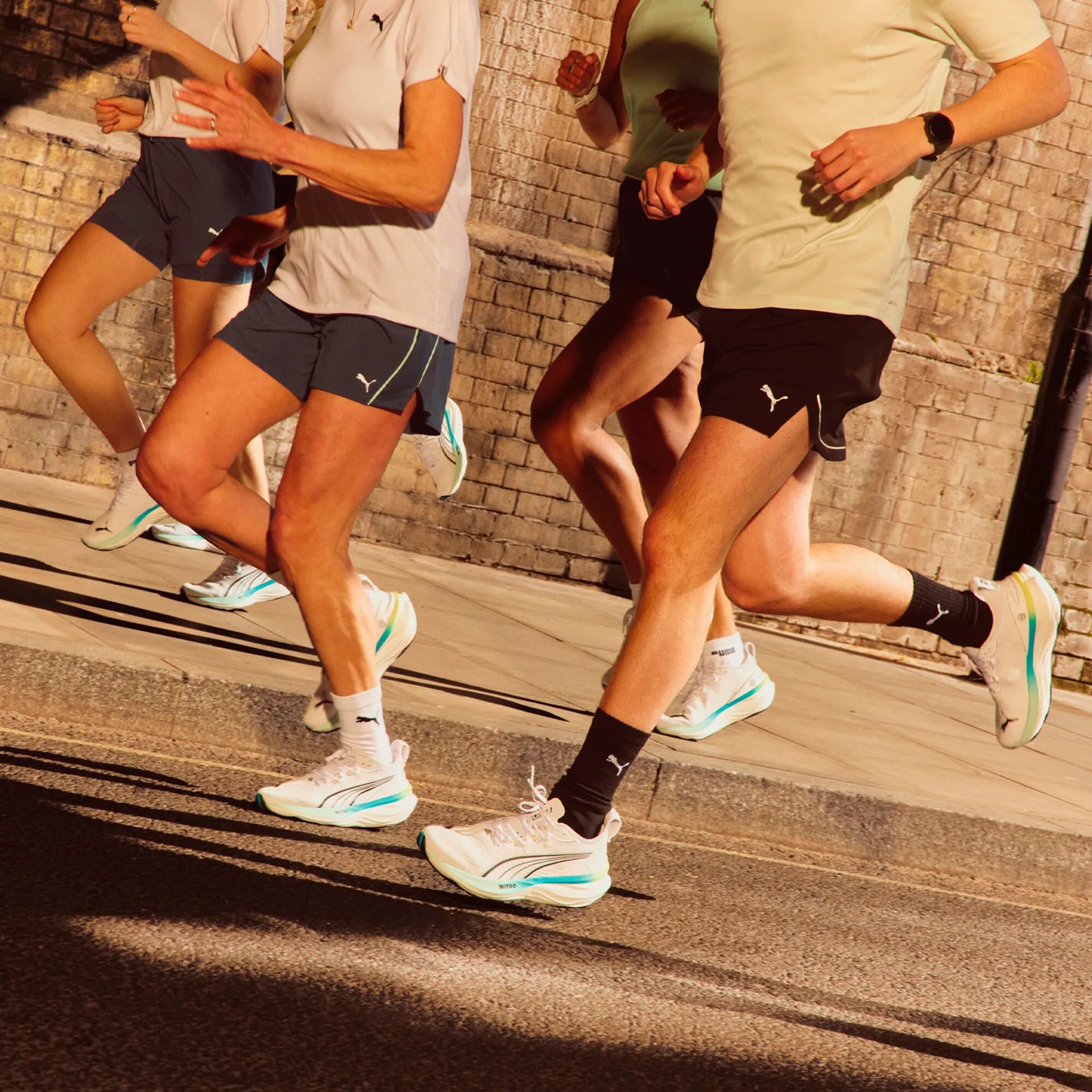 Tragebild Läufergruppe