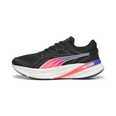 Puma Magnify NITRO 2, Laufschuhe, Herren, PUMA Black-Lapis Lazuli-Sunset Glow