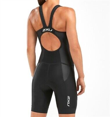 2XU Perform Y-Back Trisuit, Damen, Black/Black