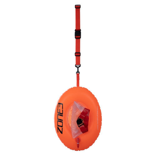 ZONE3 Swim Safety Buoy/Dry Bag Donut, orange