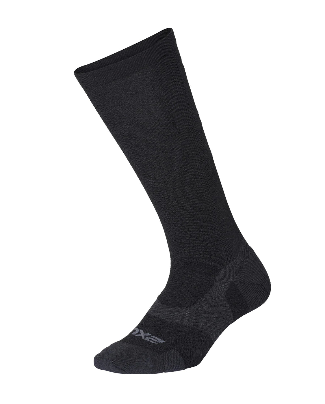 2XU VECTR L.Cush Full Length Socks, Black/Titan