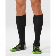 2XU Womens Compression Sock For Recovery, Damen, schwarz/grau