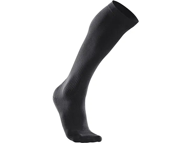 2XU Womens Compression Performance Sock, Damen, schwarz