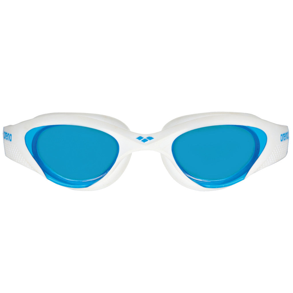 Arena swimming goggles The One, light blue-white-blue, white/blue 