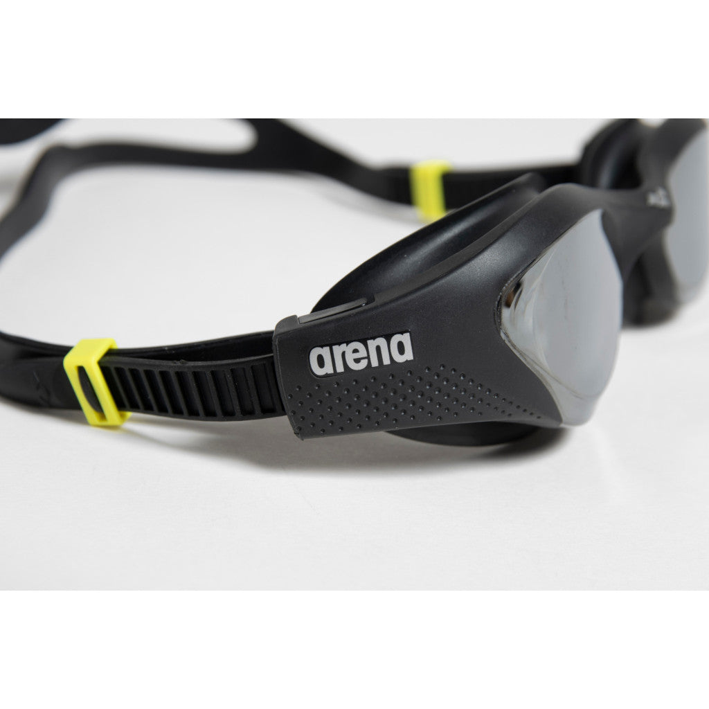 Arena swimming goggles The One Mirror, silver-black-black, silver/black