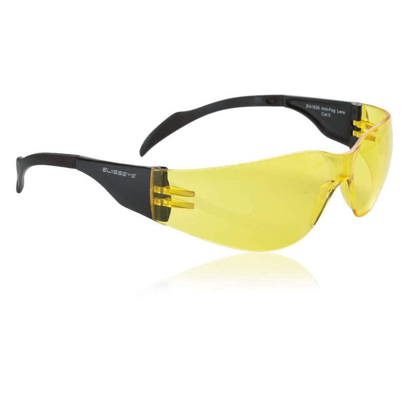 Swisseye Outbreak, black, yellow lenses, sports glasses, cycling glasses